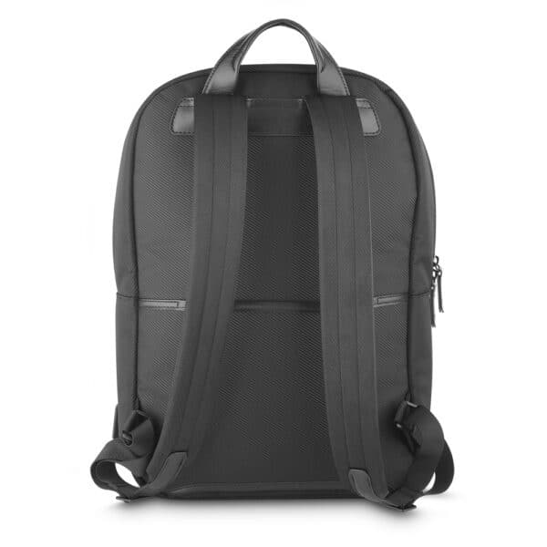 Mochila executiva preta personalizada transfer corporativo