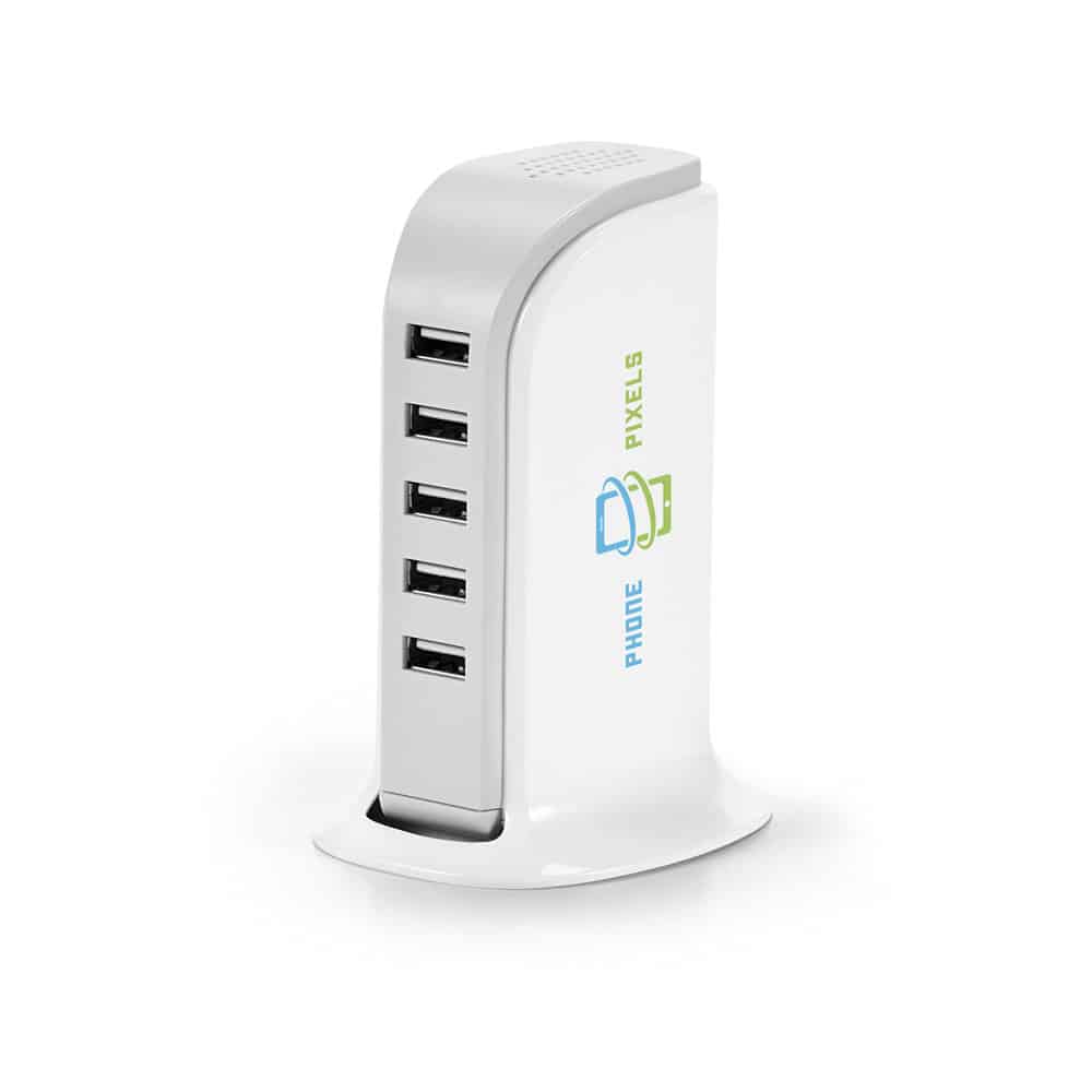 - Huble Brindes Corporativos Estação de carregamento USB em ABS - HUBSP-57154 - Imagem 3