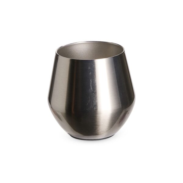 Brinde corporativo taça térmica azul gravação laser