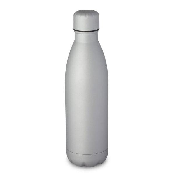 Brinde corporativo garrafa inox azul personalizada