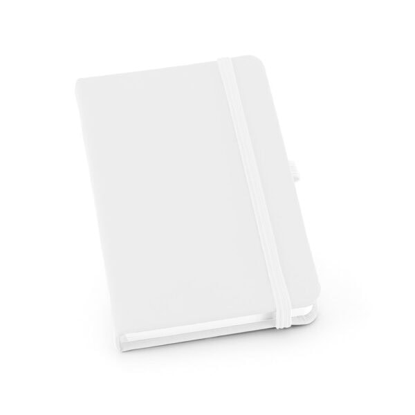 Caderno Personalizado Tipo Moleskine Couro Sintético sem Pauta 21x14cm
