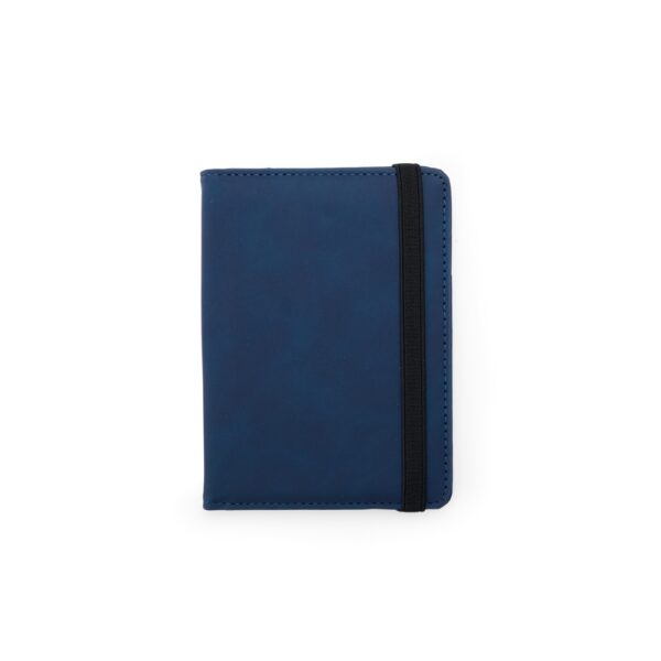 Porta passaporte marrom personalizado brinde executivo