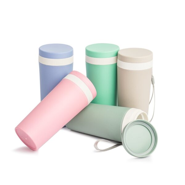 Copo personalizado fibra de bambu 350ml com logo empresa