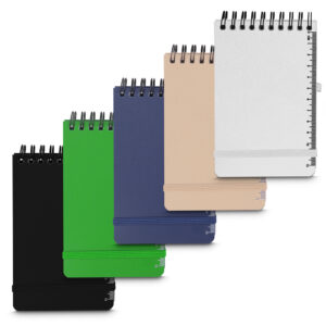 (14x9 cm) | Caderno Personalizado Capa em PP - COM PAUTA - HUBAS-BL035