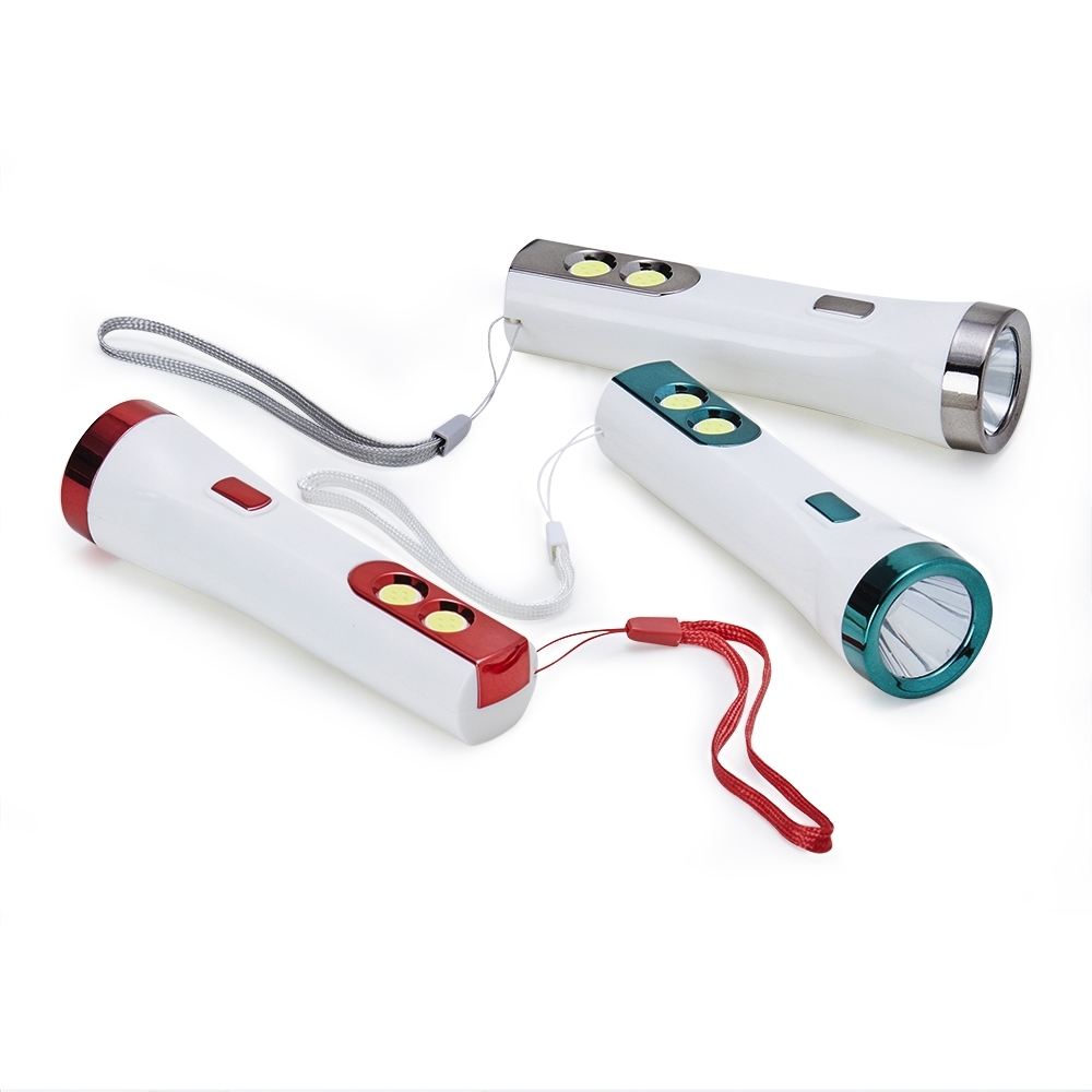 - Huble Brindes Corporativos Lanterna Personalizada Plástica Recarregável - HUBZB-05053