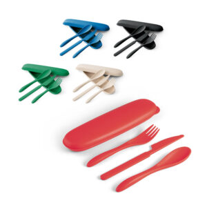 Conjunto Personalizado 3 Talheres Fibra de Bambu - HUBSP-94055