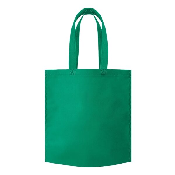 Sacola ecológica TNT verde com impressão silk