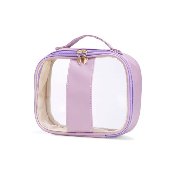 Necessaire PVC impermeável personalizada cor preta M