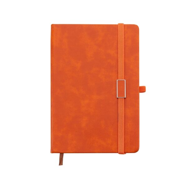 Caderno Personalizado Emborrachado sem Pauta Porta Caneta 21,4x14,7cm