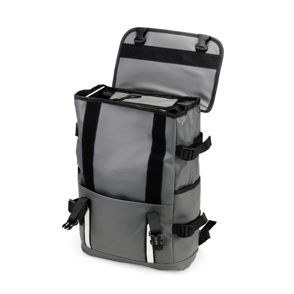 - Huble Brindes Corporativos Mochila Personalizada Couro Sintético 18 Litros - HUBZB-08297 - Imagem 5