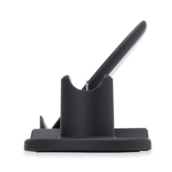 Carregador wireless preto personalizado gravação DTA empresa