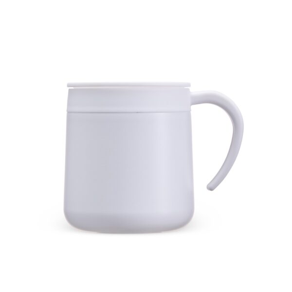 Caneca personalizada cinza silk screen para empresas