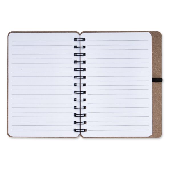 Brinde corporativo caderno B6 verde gravação UV digital