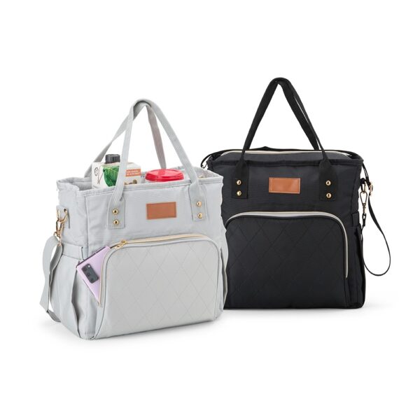 Bolsa térmica personalizada 16 litros preta com logo