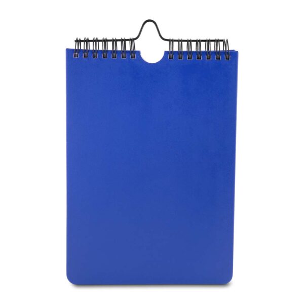 Caderno A5 branco personalizado brinde empresarial logo
