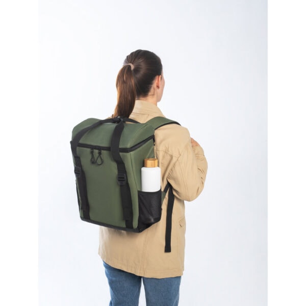Bolsa térmica corporativa 16L verde escuro transfer