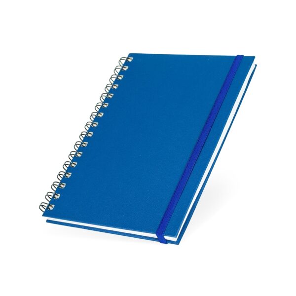 Brinde executivo caderno azul gravação UV