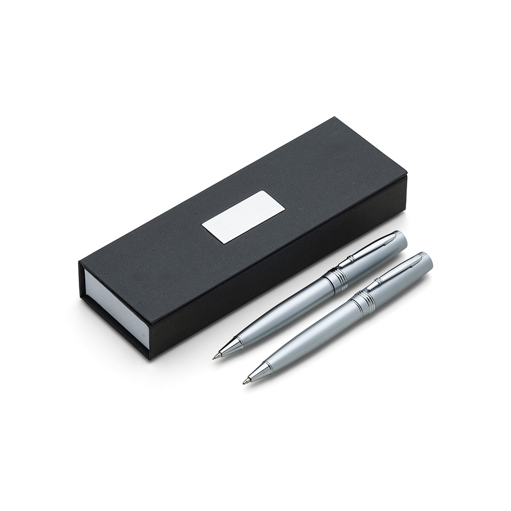 - Huble Brindes Corporativos Conjunto Caneta e Lapiseira Metal - HUBZB-182PAR - Imagem 7