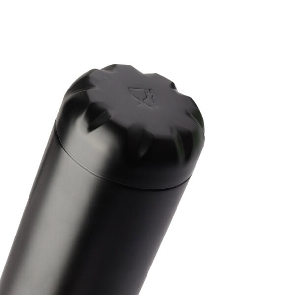 Garrafa prata inox 750mL impressão UV corporativa