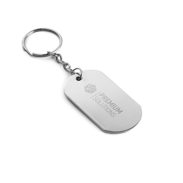 Brinde corporativo chaveiro alumínio satinado gravação silk com logo