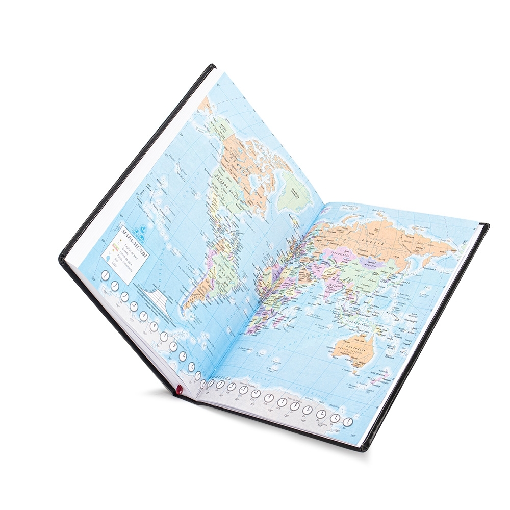 - Huble Brindes Corporativos (20x14 cm) | Agenda Personalizada Diária Anual Couro - HUBZB-14461 - Imagem 8