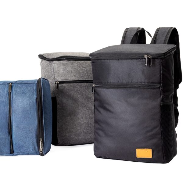 Mochila térmica personalizada 18 litros preta corporativa