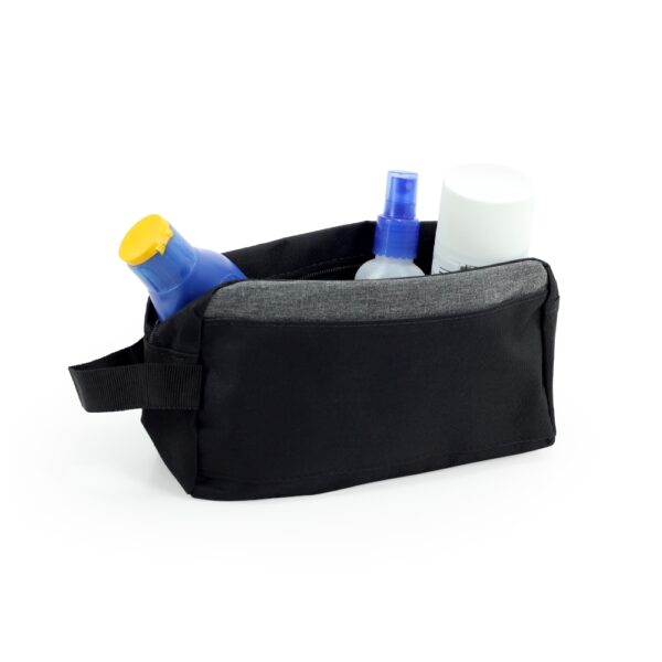 Kit brinde necessaire nylon preta gravação transfer logo