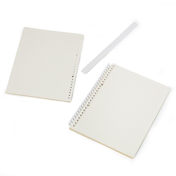 Caderno ecológico corporativo capa kraft gravação UV digital