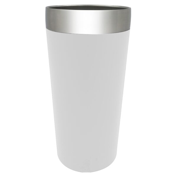 Copo térmico branco personalizado silk screen para empresa