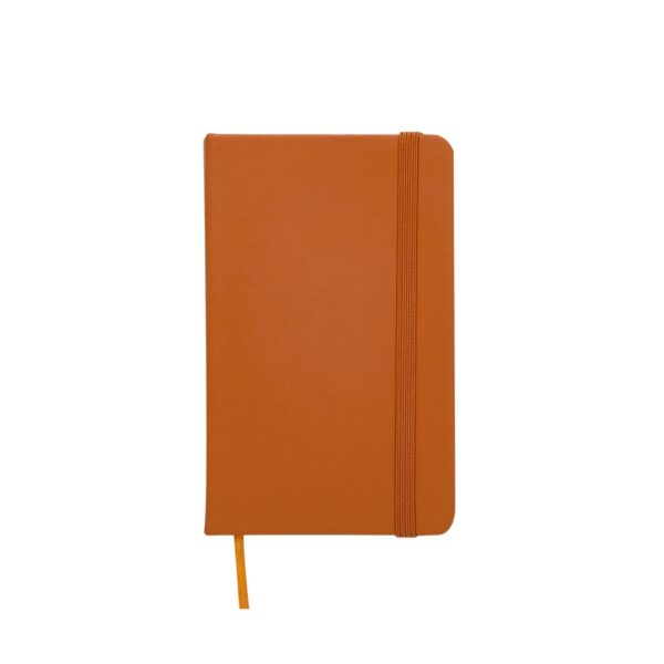 Caderno brinde verde emborrachado personalizado silk empresa