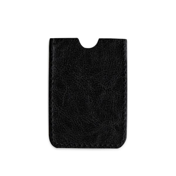 Porta cartão corporativo marrom gravação silk para brindes