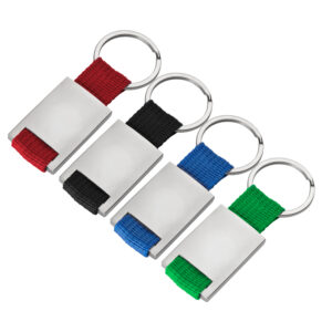 Chaveiro Personalizado Metal e Fita de Nylon - HUBAS-CH0508
