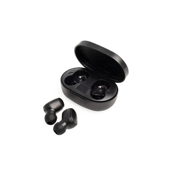 Brinde fone bluetooth touch personalizado silk branco empresa