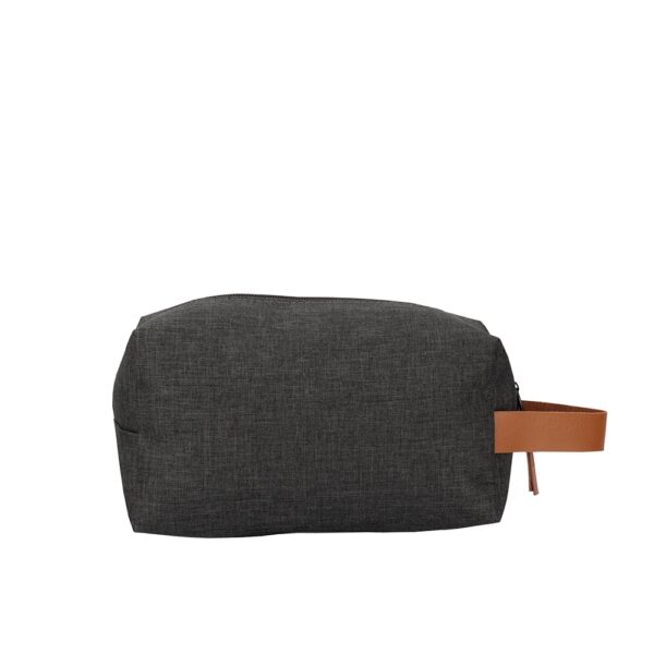 Nécessaire nylon rosa com gravação silk para brindes