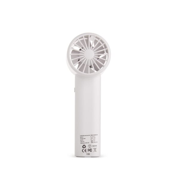 Mini ventilador cinza recarregável brinde empresarial