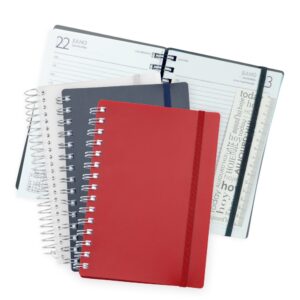 (20x14 cm) | Agenda Personalizada Diária Anual Plástica - HUBZB-07645
