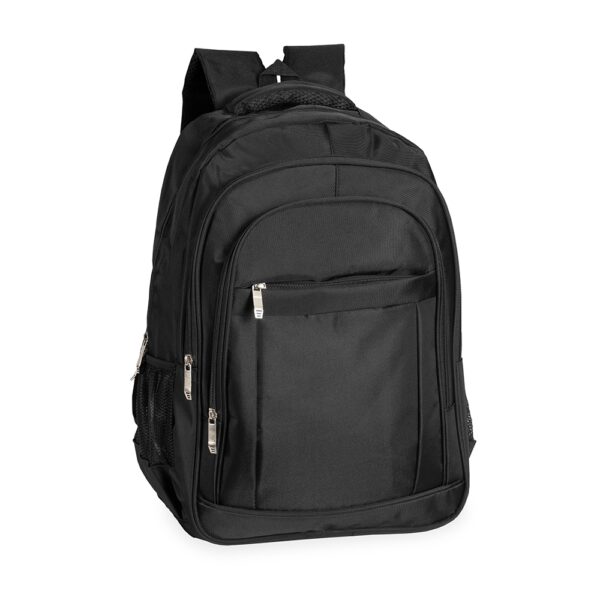 Mochila personalizada poliéster 32L preta corporativa