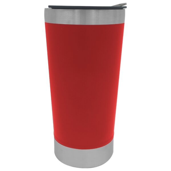 Copo térmico vermelho personalizado para ação corporativa