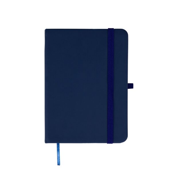 Brinde empresarial caderno moleskine laranja sem pauta logo