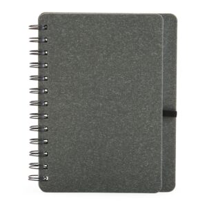 Caderno Ecológico Personalizado Kraft Porta Caneta B6 17,5x13,5cm