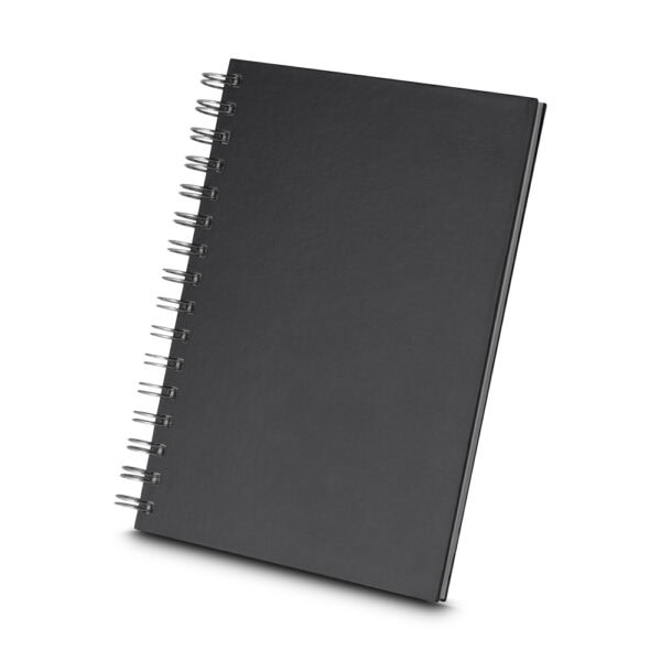 Caderno planner preto personalizado para brindes