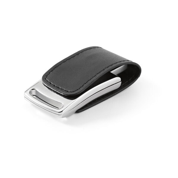 Pen drive personalizado 16 GB preto com gravação laser