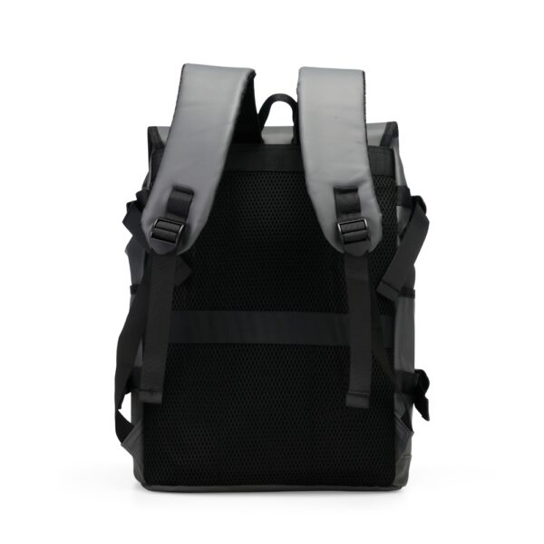 Mochila executiva personalizada 18 litros cinza silk screen