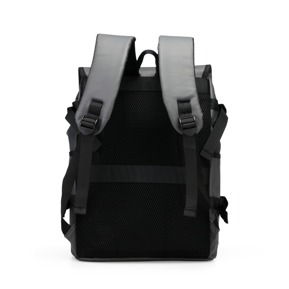 - Huble Brindes Corporativos Mochila Personalizada Couro Sintético 18 Litros - HUBZB-08297 - Imagem 4