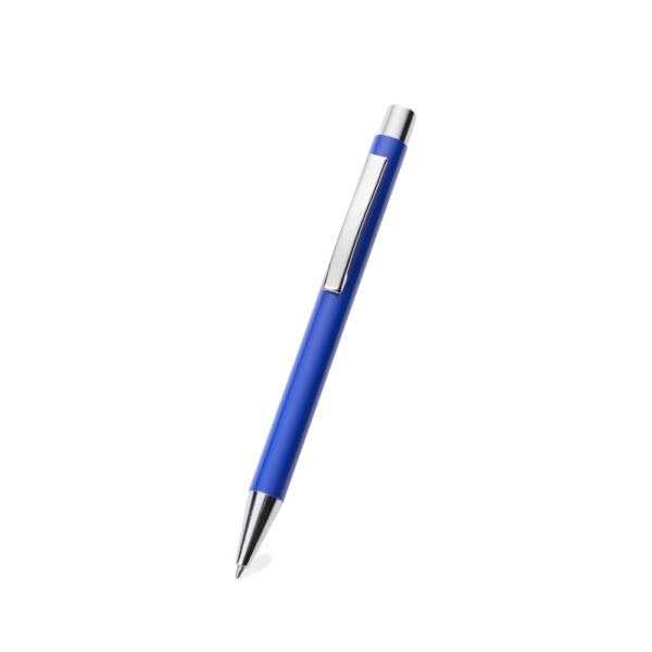 Caneta metal azul claro personalizada UV brinde