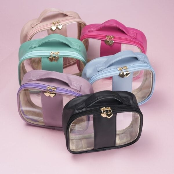 Necessaire personalizada PVC impermeável tamanho M