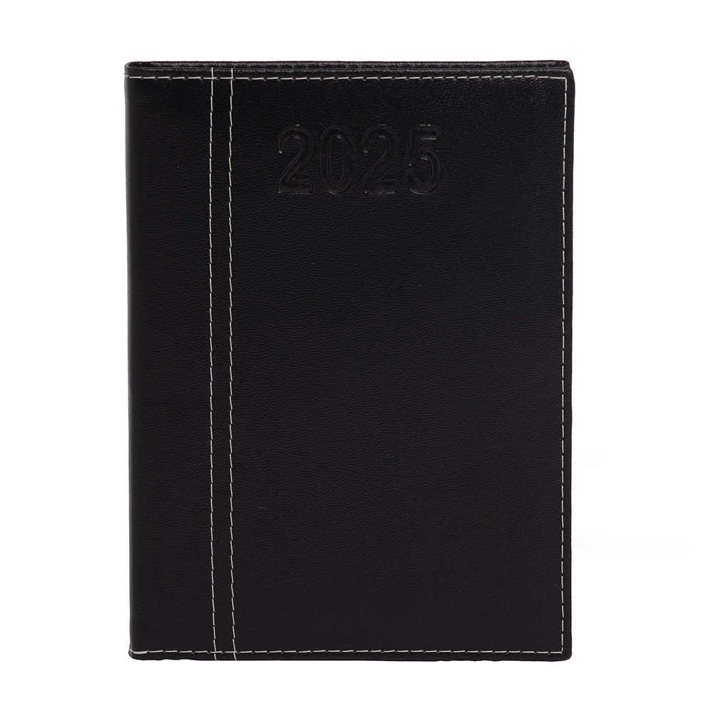 - Huble Brindes Corporativos (20x14 cm) | Agenda Personalizada Diária Anual Couro - HUBZB-13287 - Imagem 2