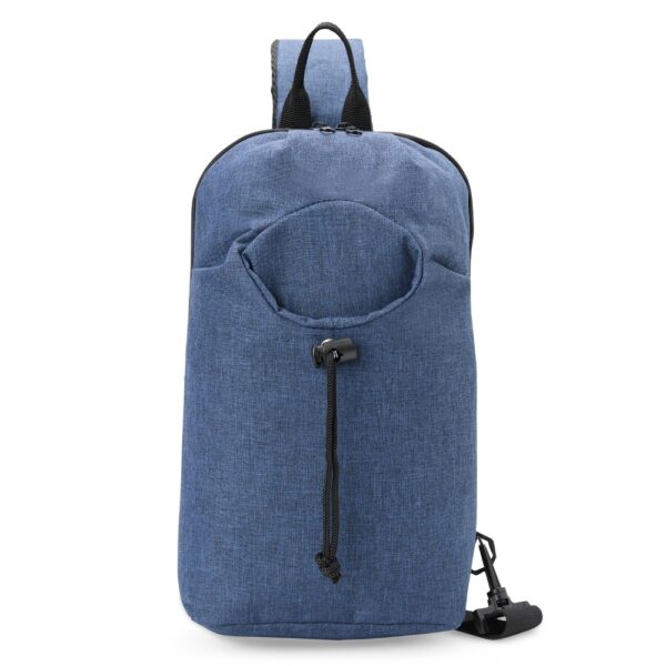 Mochila de ombro azul 5L transfer para brindes empresariais