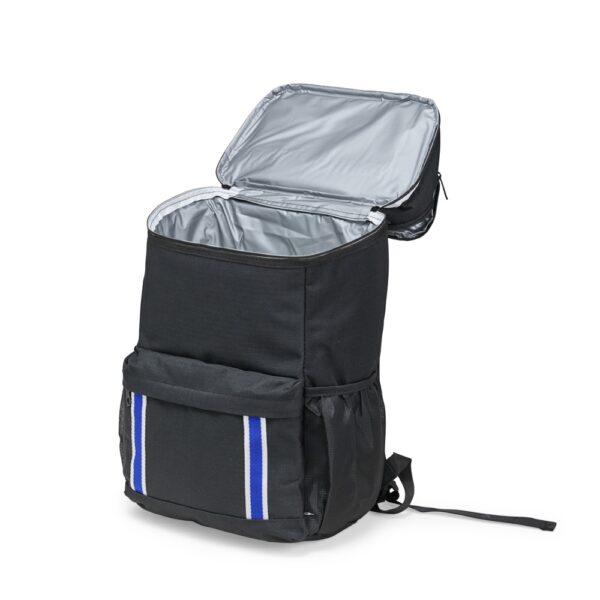 Brinde corporativo mochila térmica 18L preta com logo