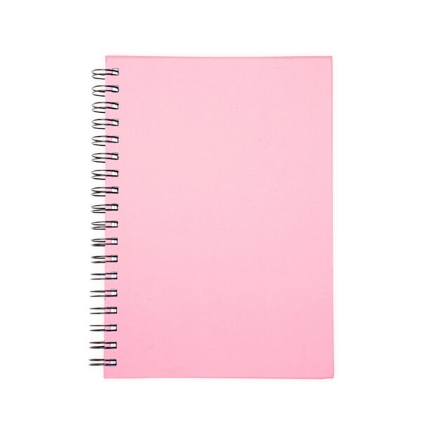 Caderno cromato verde com pauta brinde empresarial
